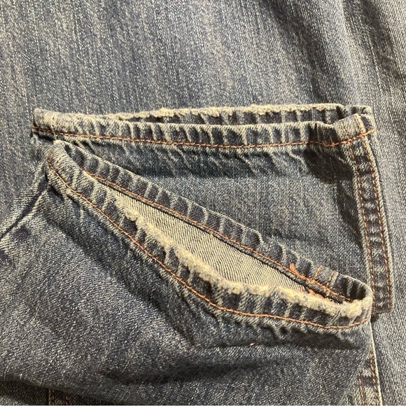 GAP Sz S Patch Pockets Mid Wash Adjustable Straps  Overalls - Picture 8 of 13